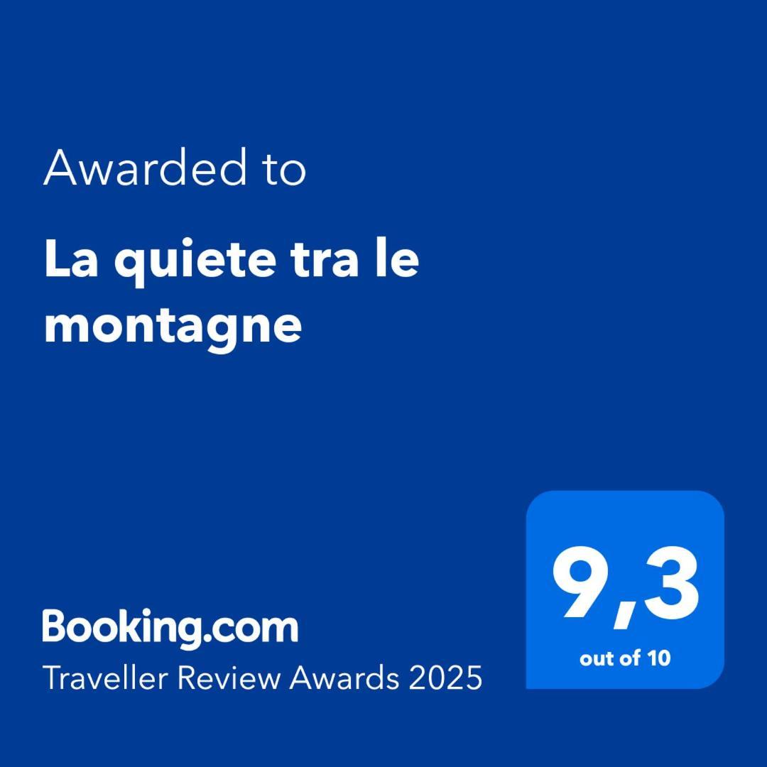 Апартаменты La Quiete Tra Le Montagne Апиро Экстерьер фото